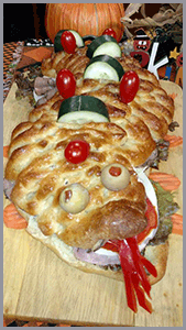 Halloween Monster Sandwich