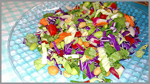 Crunchy Asian Chopped Cabbage Salad